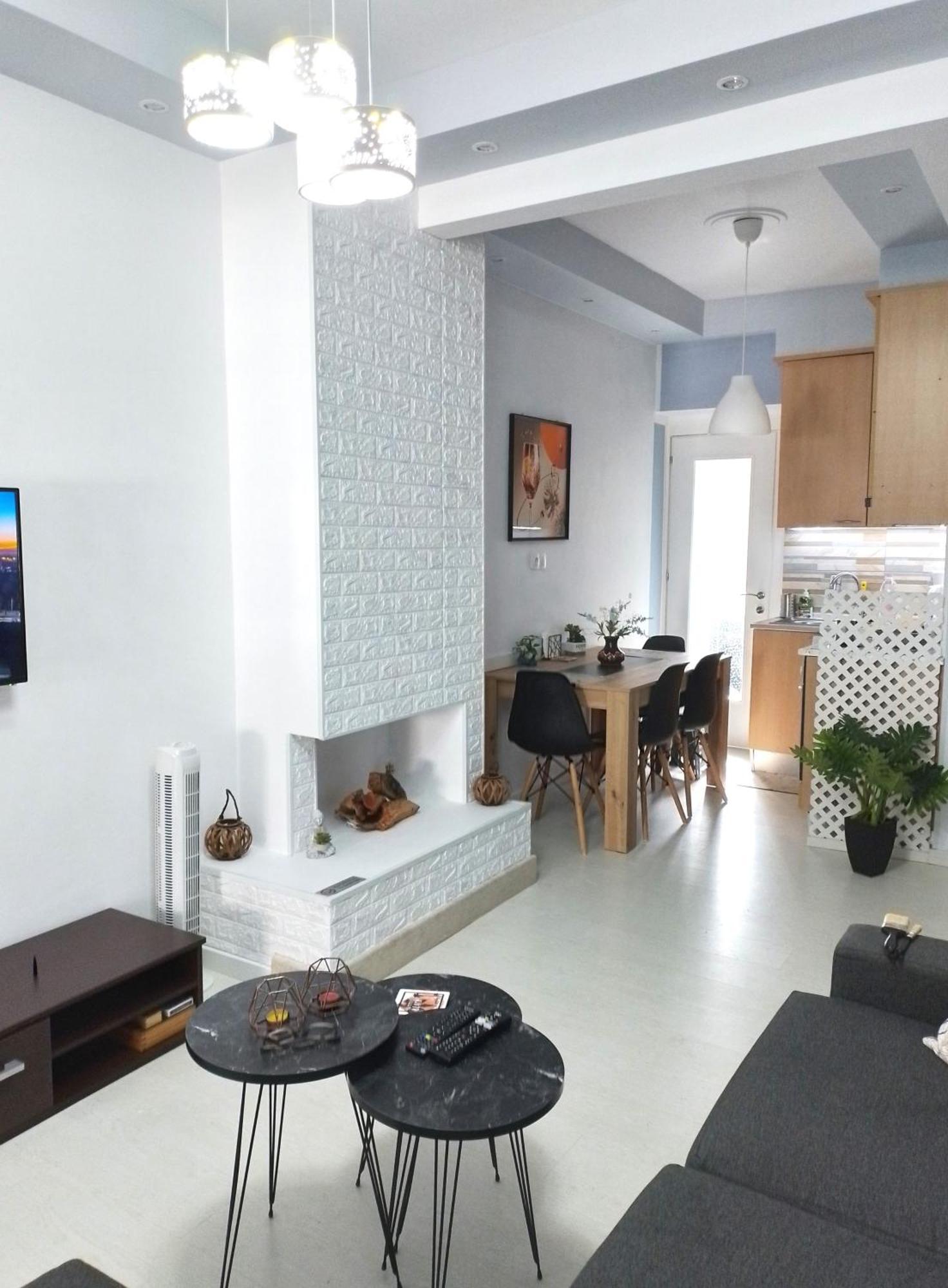 Niko'S Apartment - Beautiful Sea View Apartment ! Peraía المظهر الخارجي الصورة