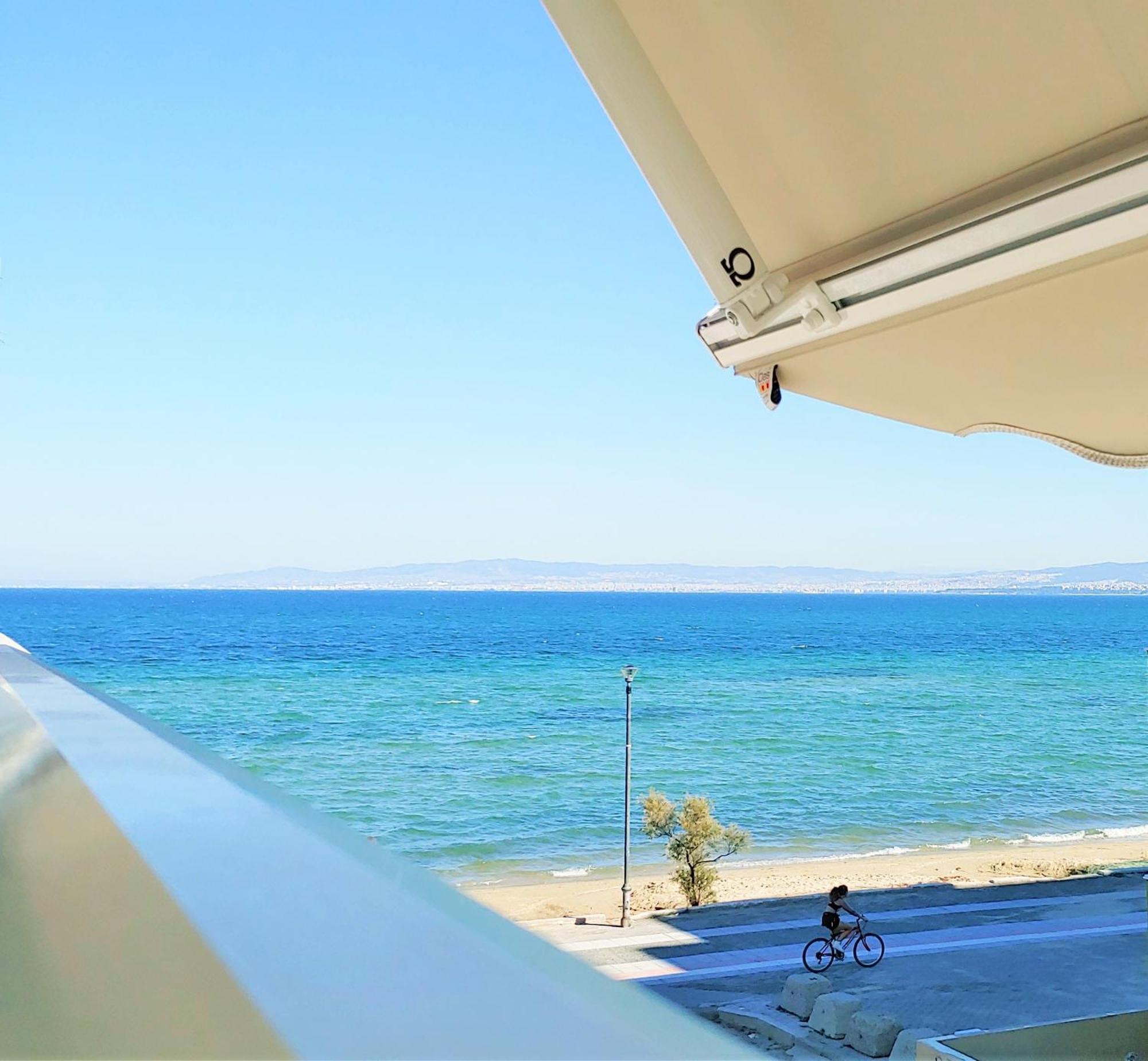 Niko'S Apartment - Beautiful Sea View Apartment ! Peraía المظهر الخارجي الصورة